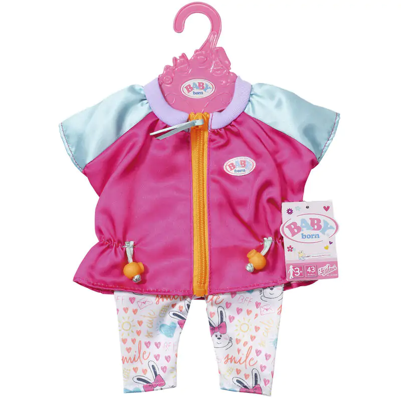 BABY Born pink casual set look 43cm product photo