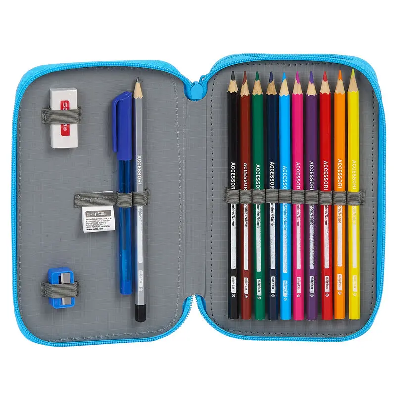 Baby Shark double pencil case 28pcs product photo