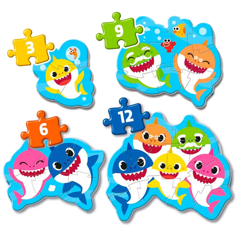 Baby Shark My First Puzzle 3-6-9-12pcs product photo