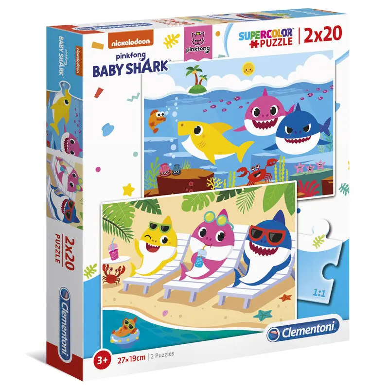 Baby Shark puzzle 2x20pcs product photo