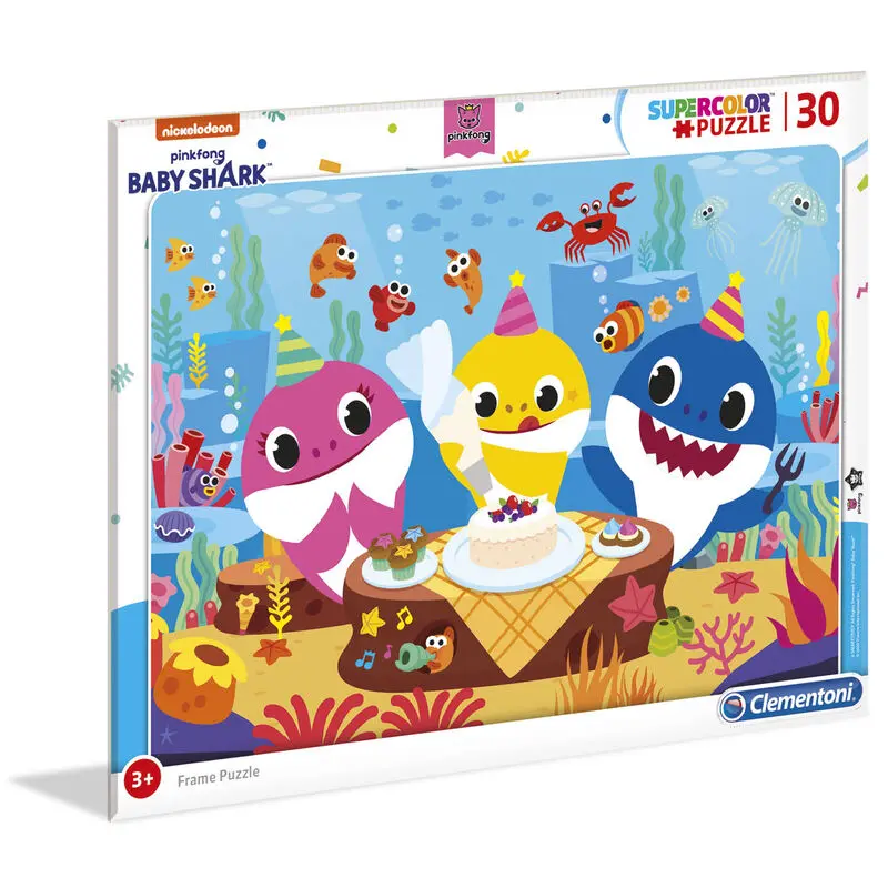 Baby Shark In Frame puzzle 4x30pcs product photo