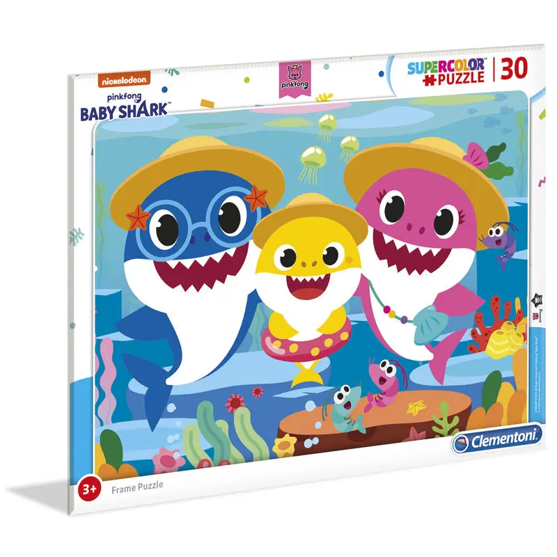Baby Shark In Frame puzzle 4x30pcs product photo