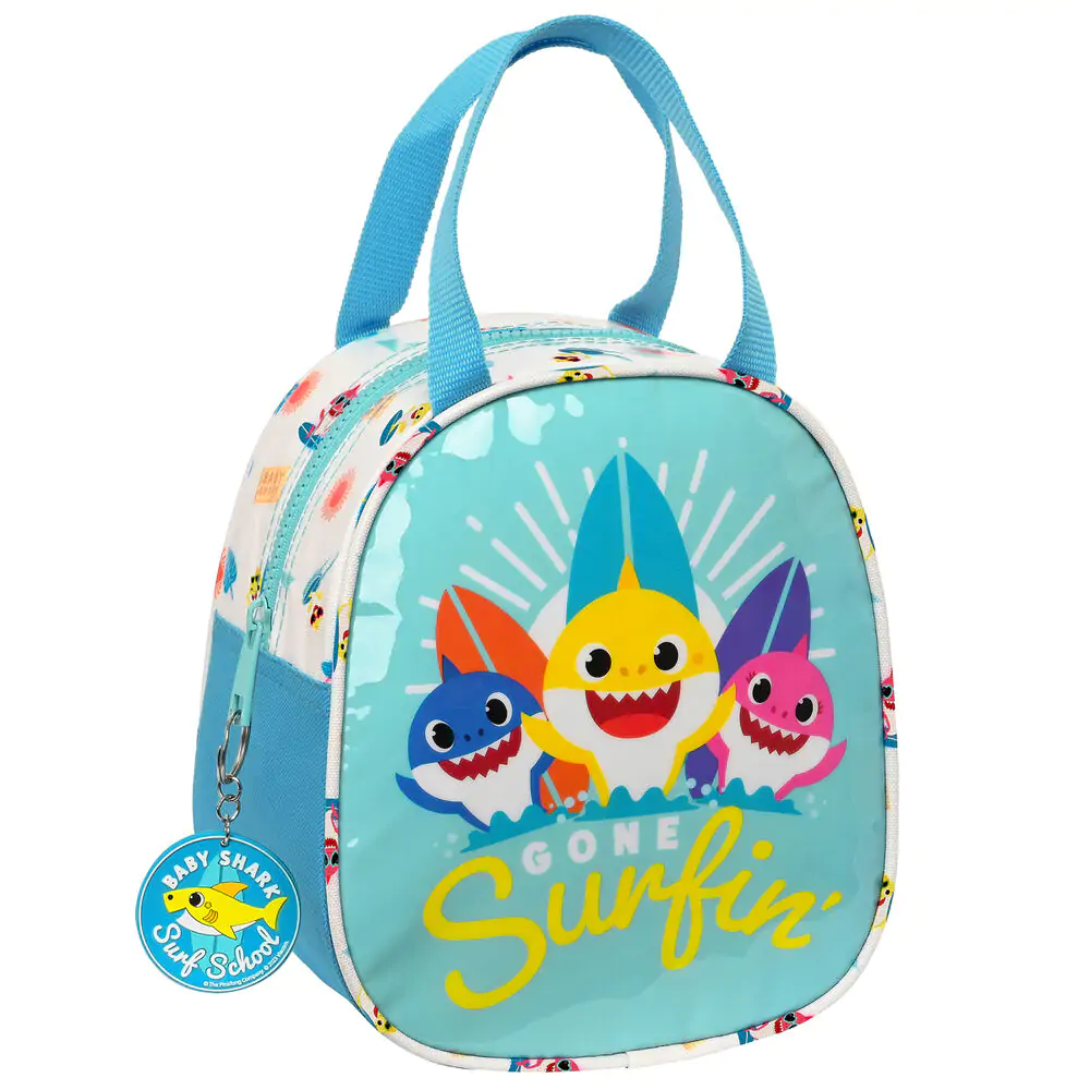 Baby Shark Surfing thermal lunch bag product photo