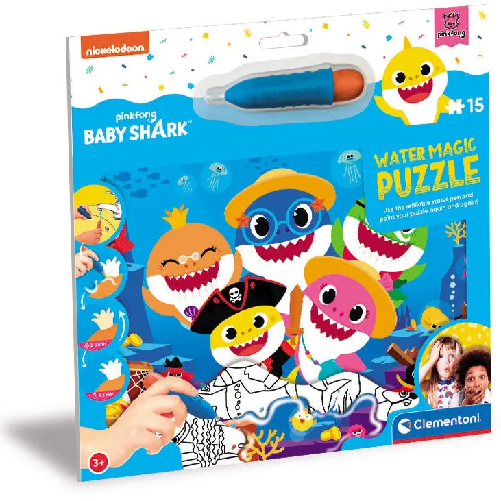 Baby Shark Water Magic puzzle 15pcs product photo