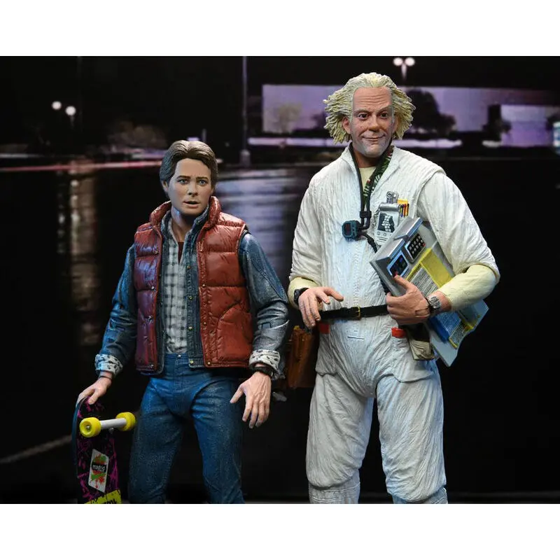 Back to the Future Action Figure Ultimate Doc Brown (1985) 18 cm product photo