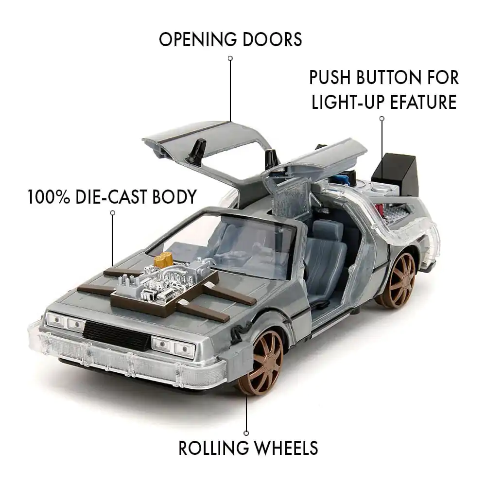 Back to the Future 3 Diecast Model 1/24 Time Machine Model 4 termékfotó