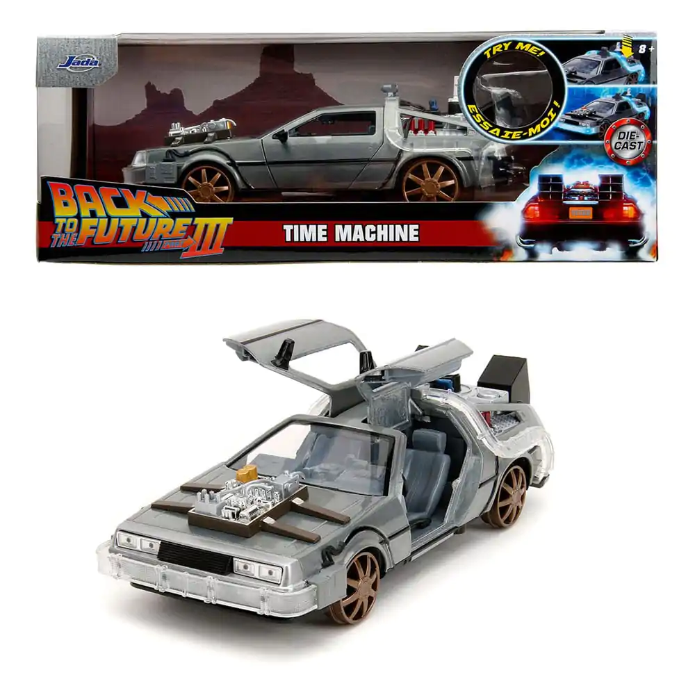 Back to the Future 3 Diecast Model 1/24 Time Machine Model 4 termékfotó