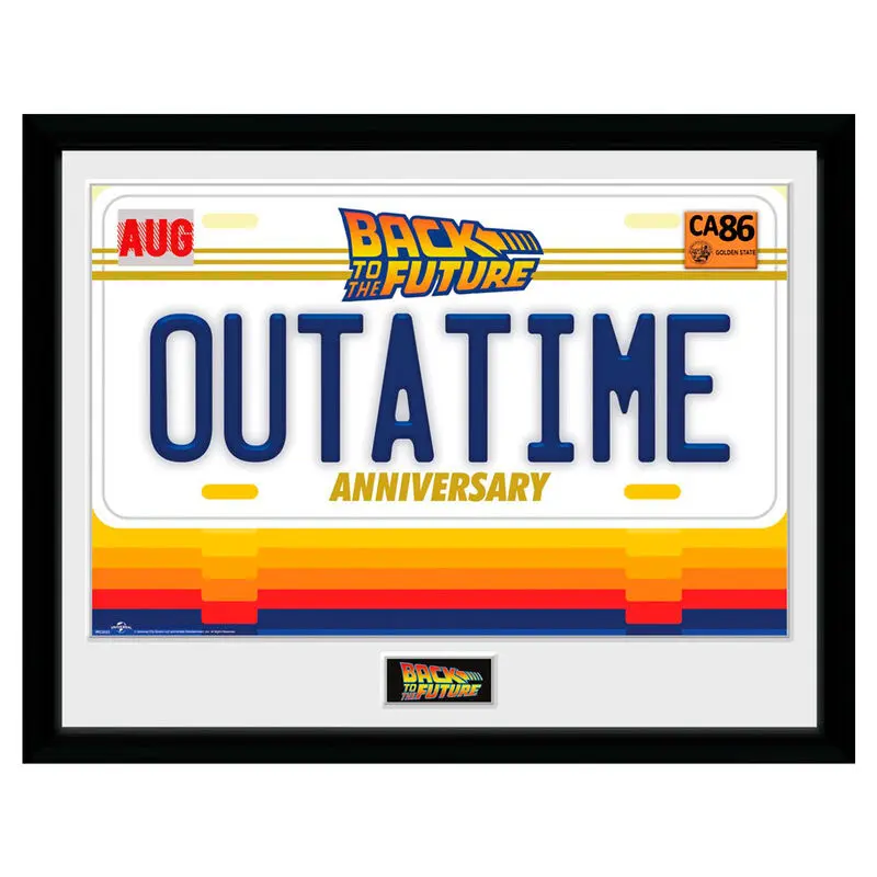 Back to the Future 35th Outatime Framed Photo product photo