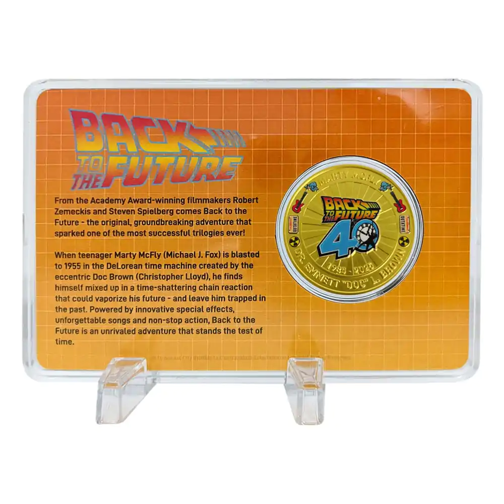 Back To The Future Collectable Coin 40th Anniversary Limited Edition          product photo