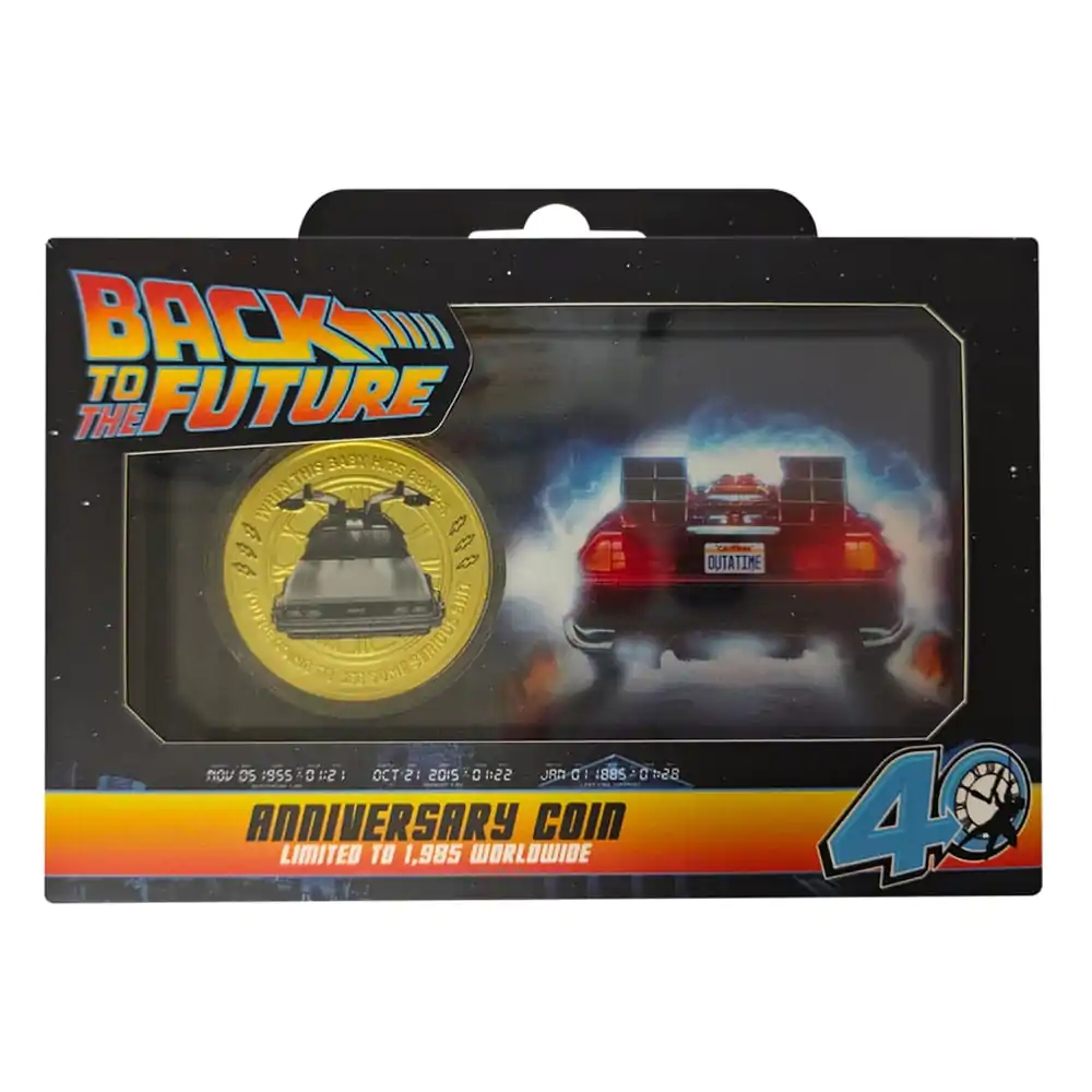 Back To The Future Collectable Coin 40th Anniversary Limited Edition          product photo