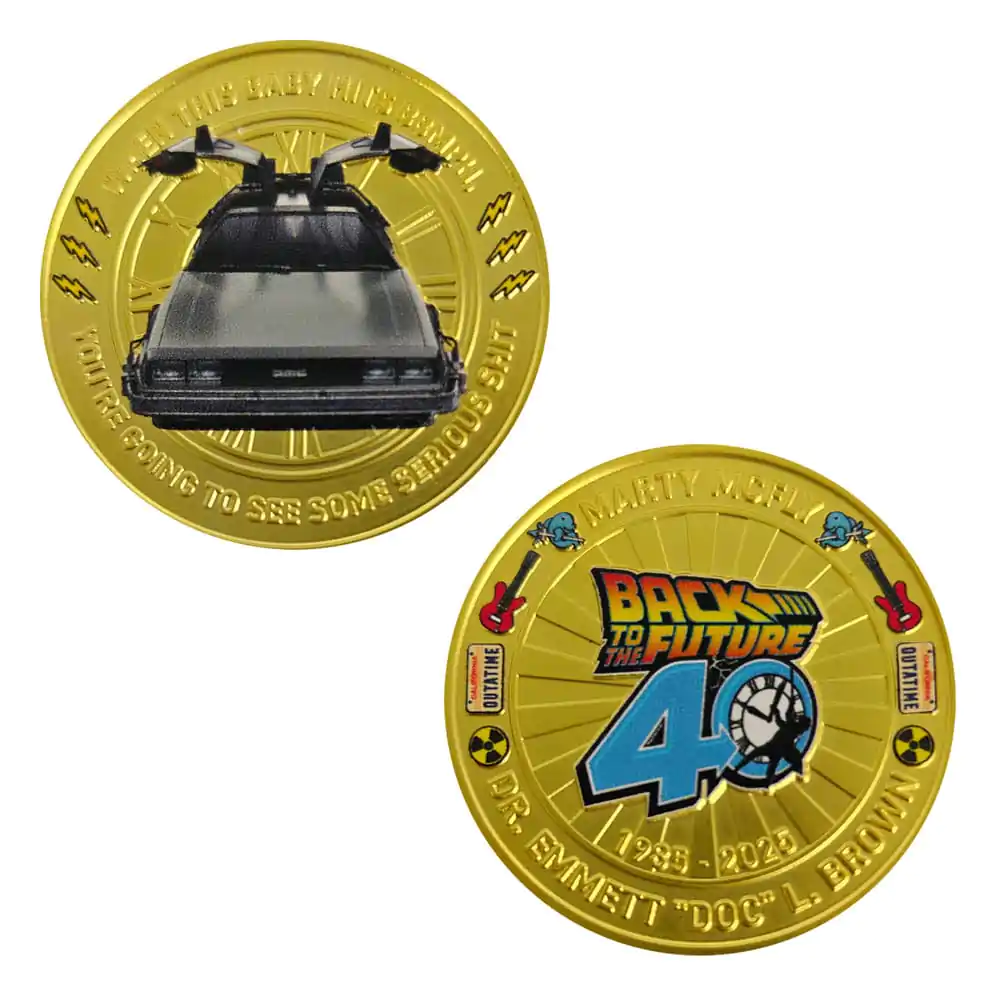 Back To The Future Collectable Coin 40th Anniversary Limited Edition          product photo