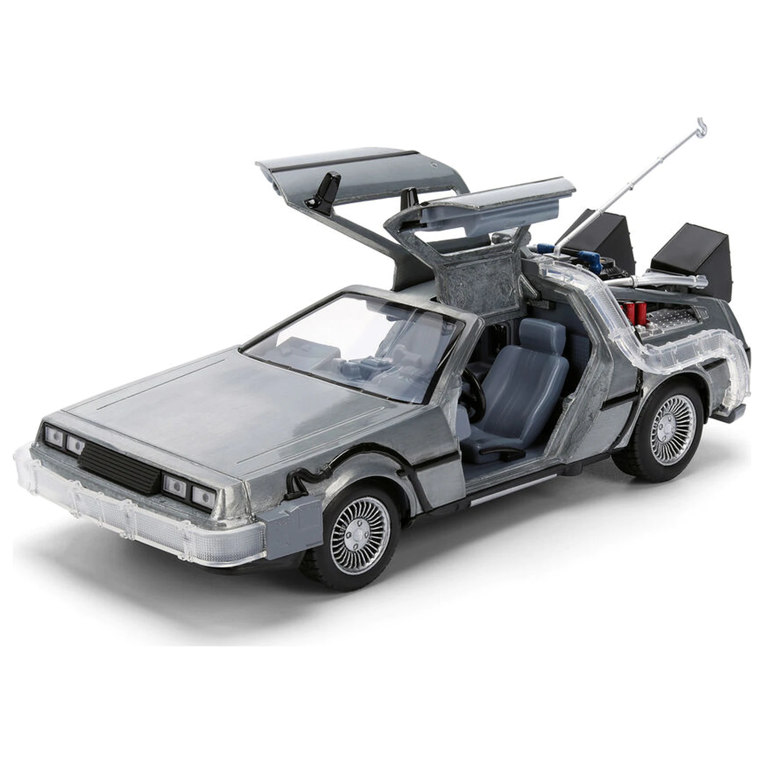 Back to the Future 40th Anniversary Time Machine Hollywood Rides DeLorean replica product photo
