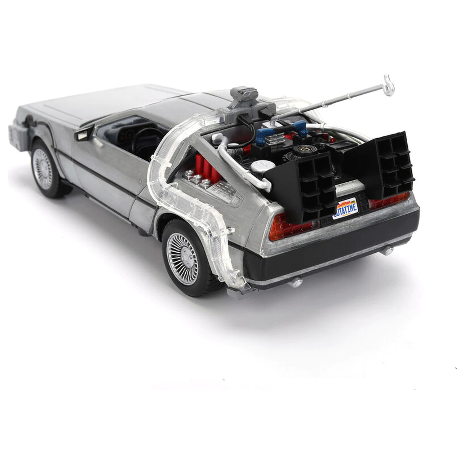 Back to the Future 40th Anniversary Time Machine Hollywood Rides DeLorean replica product photo