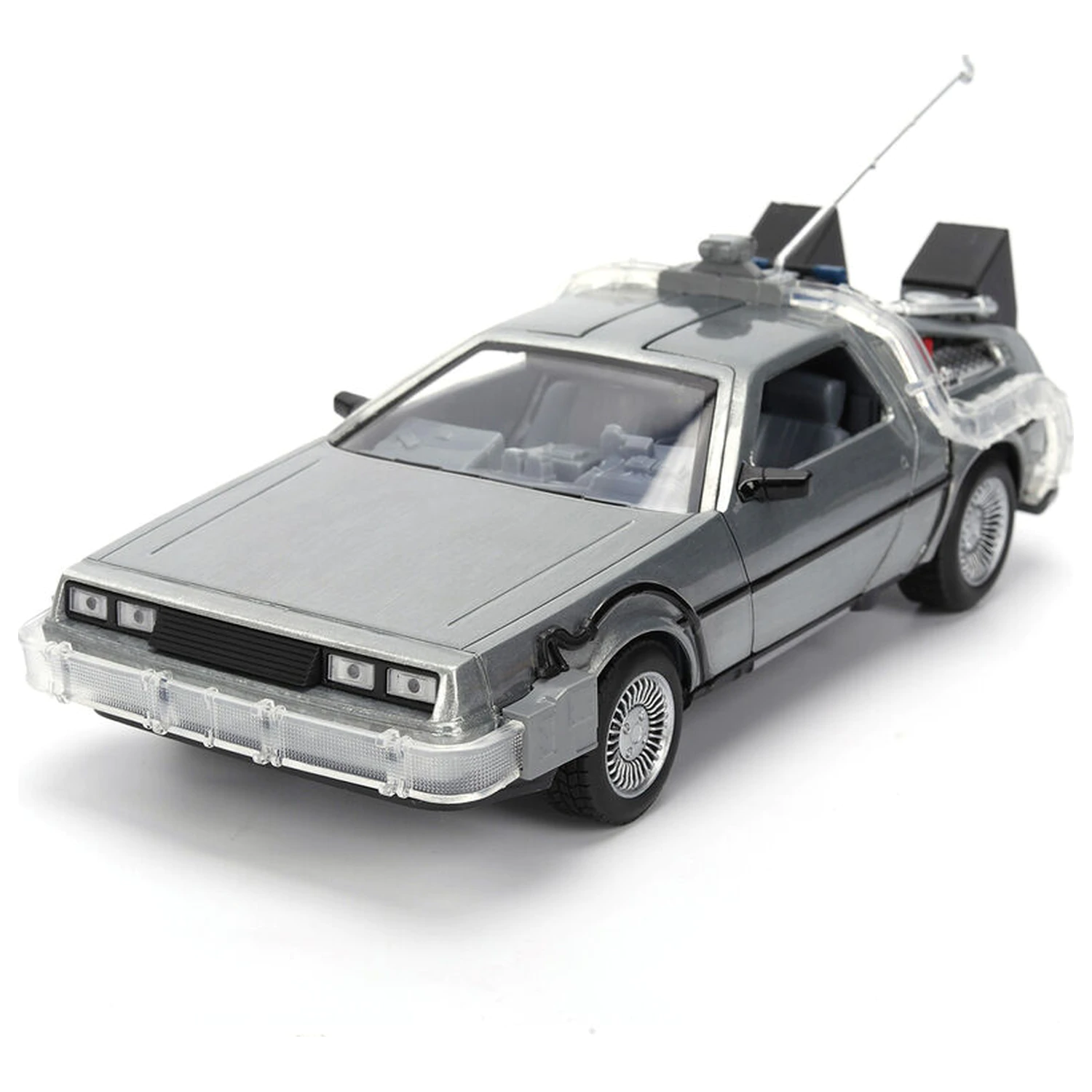 Back to the Future 40th Anniversary Time Machine Hollywood Rides DeLorean replica product photo