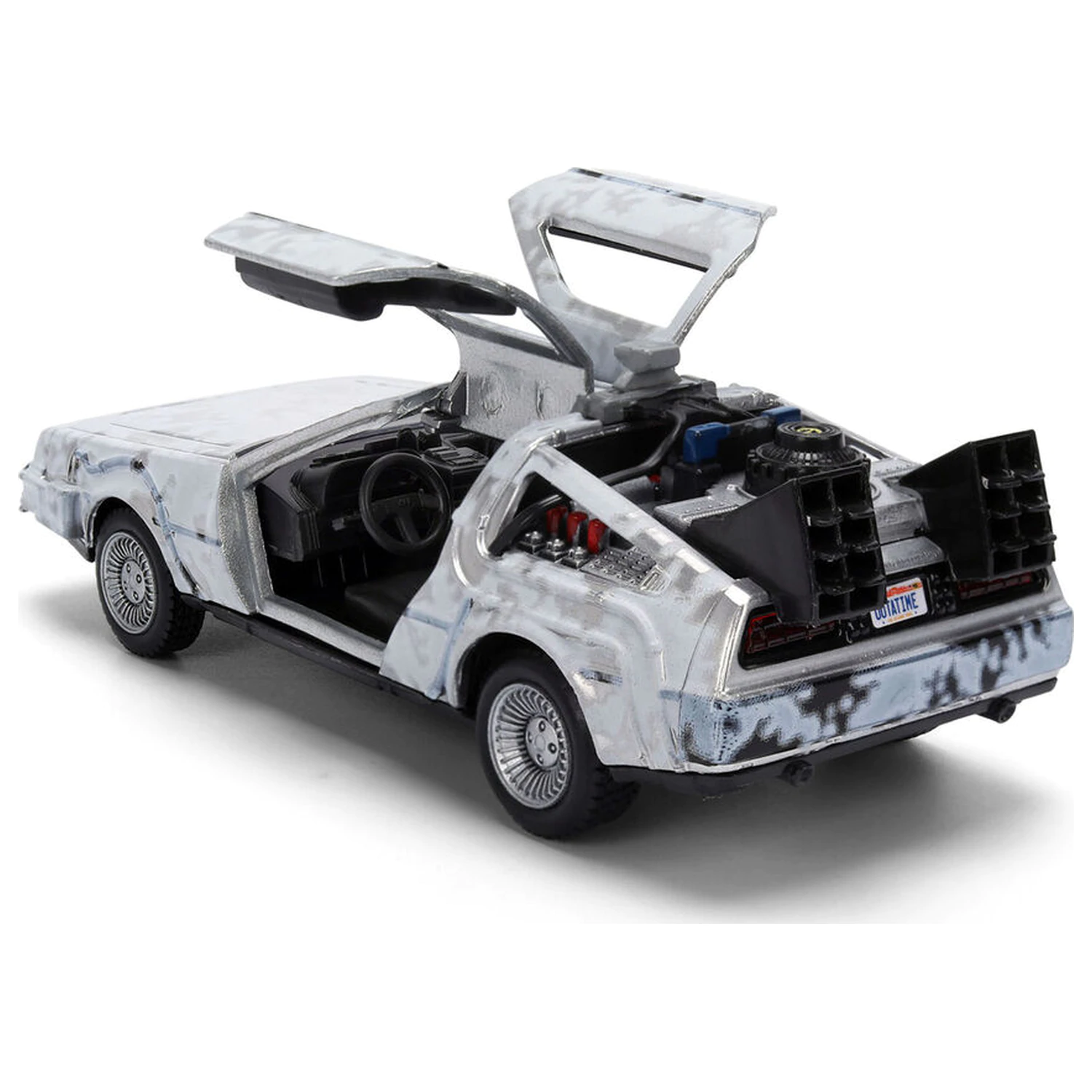 Back to the Future 40th Anniversary Time Machine Ice Effect DeLorean replica product photo