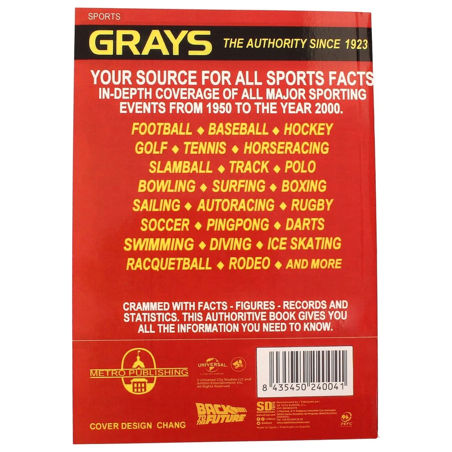 Back to the Future Premium Notebook Sports Almanac product photo