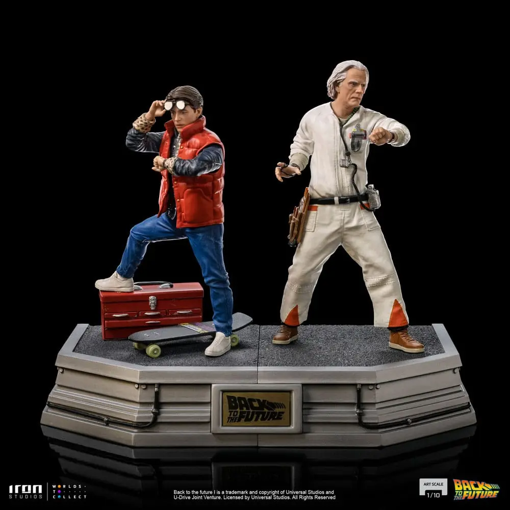 Back to the Future Art Scale Statue 1/10 Doc Brown 22 cm product photo