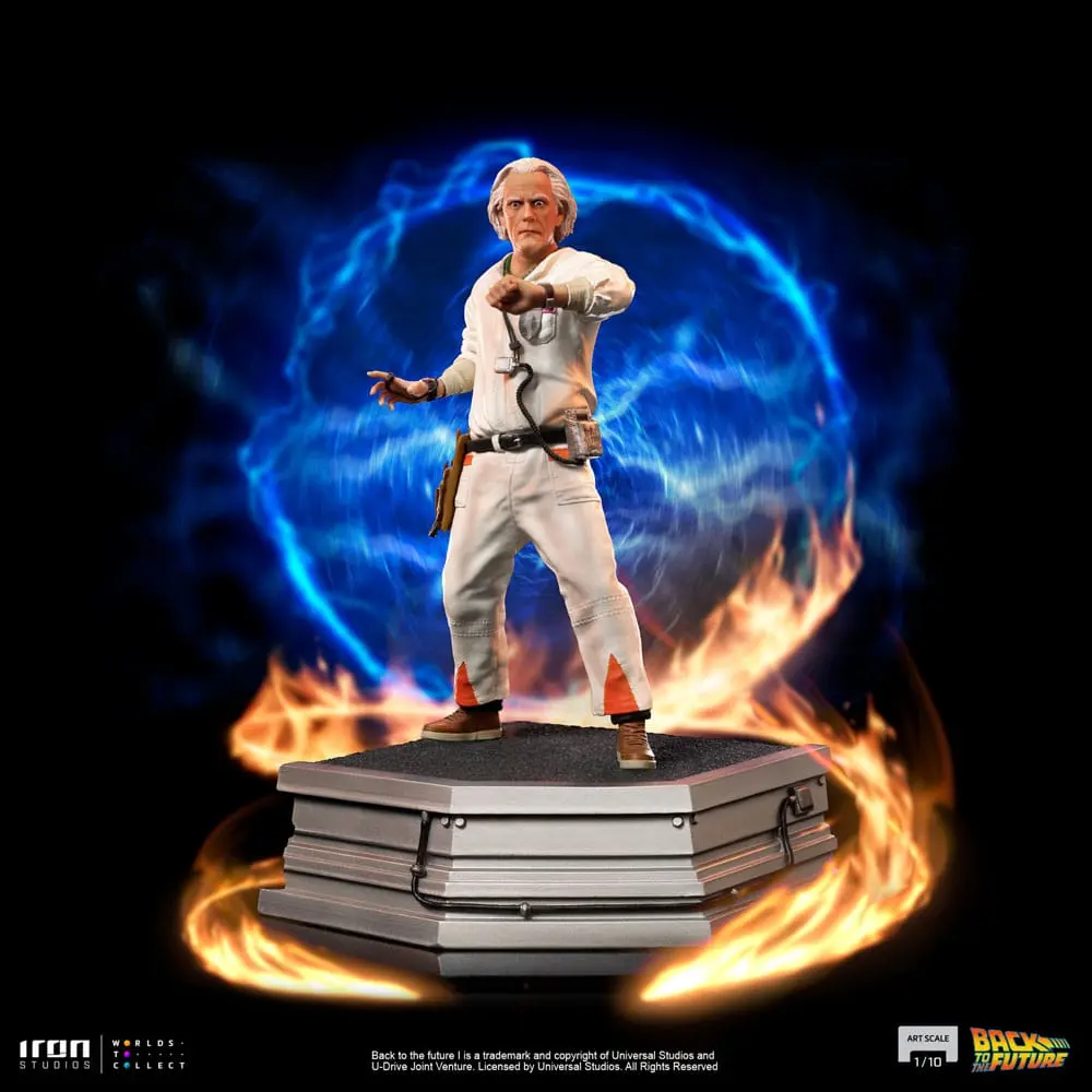 Back to the Future Art Scale Statue 1/10 Doc Brown 22 cm product photo