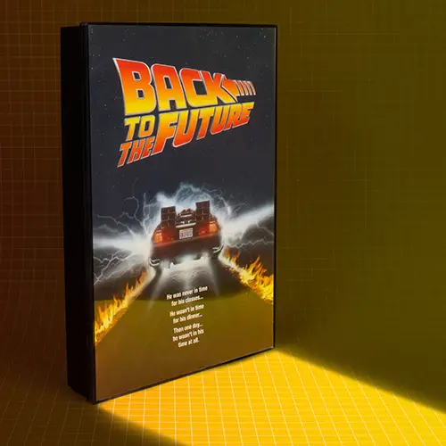 Back to the Future Poster light Burning Rubber product photo