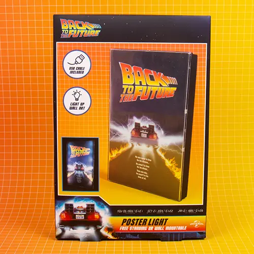 Back to the Future Poster light Burning Rubber product photo