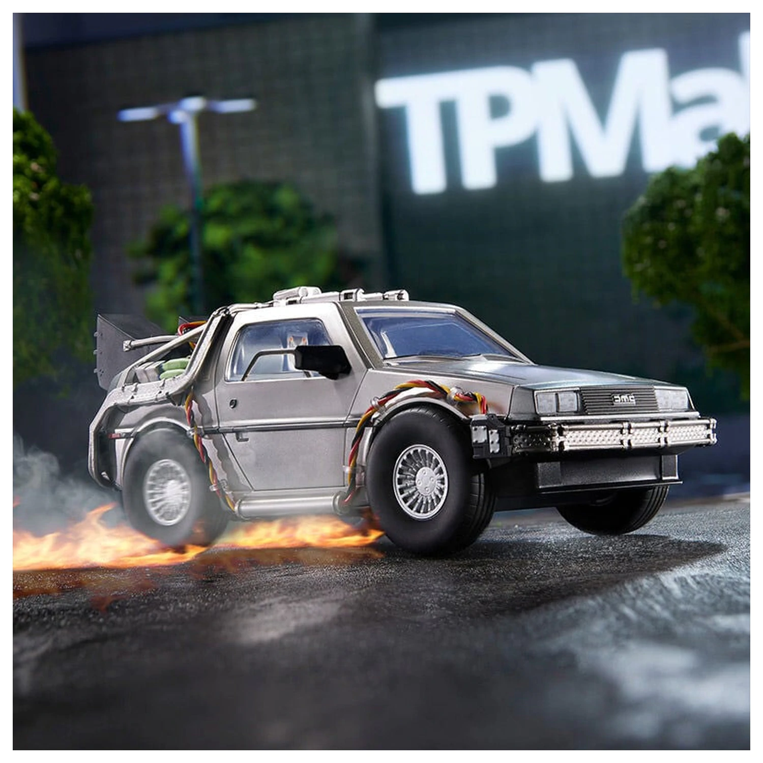Back to the Future Delorean vehicle figure product photo