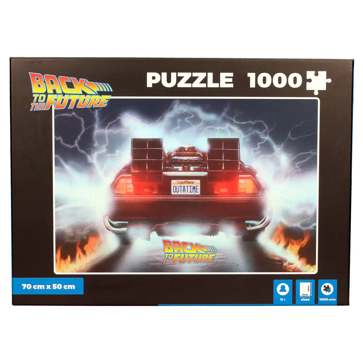 Back to the Future Delorean Out a Time puzzle 1000pcs product photo