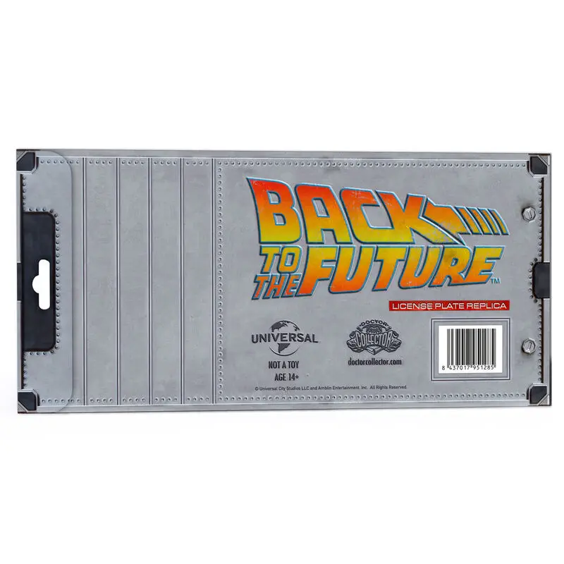 Back To The Future Replica 1/1 ´Outatime´ DeLorean License Plate termékfotó