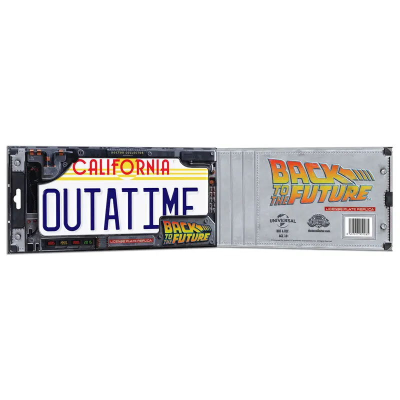 Back To The Future Replica 1/1 ´Outatime´ DeLorean License Plate product photo