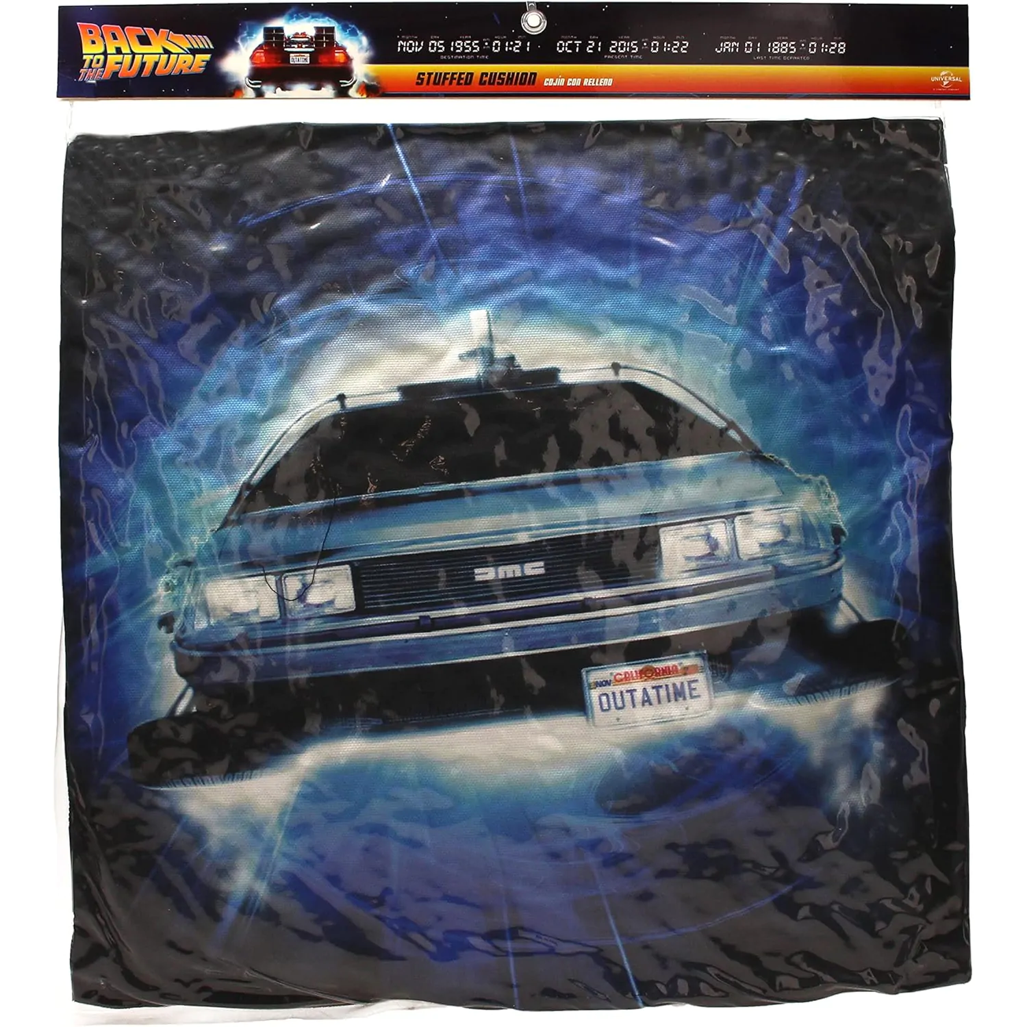 Back to the Future Delorean cushion product photo