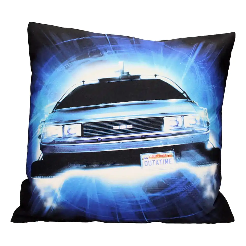 Back To The Future Pillow Delorean Roads 45 cm product photo