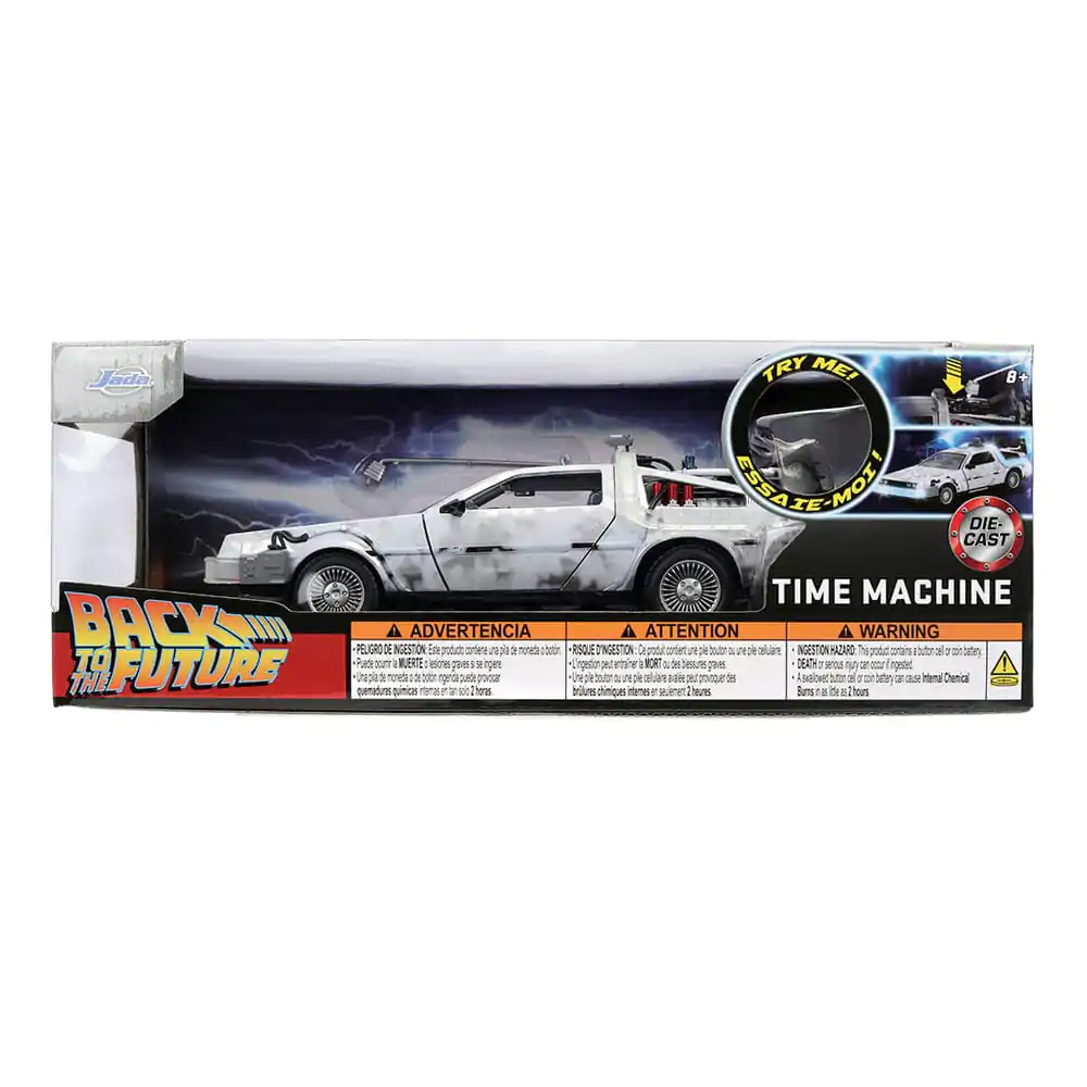 Back to the Future Diecast Model 1/24 Time Machine Frost product photo