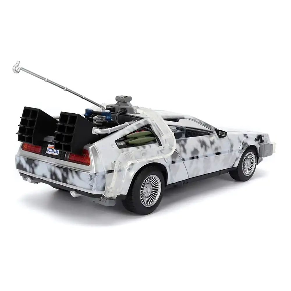 Back to the Future Diecast Model 1/24 Time Machine Frost product photo