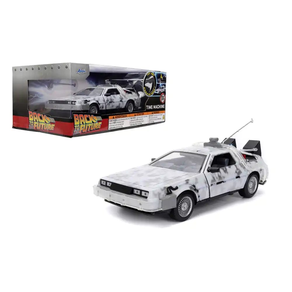 Back to the Future Diecast Model 1/24 Time Machine Frost product photo