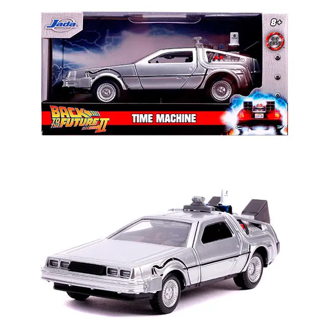 Back to The Future DeLorean Time Machine metal car product photo