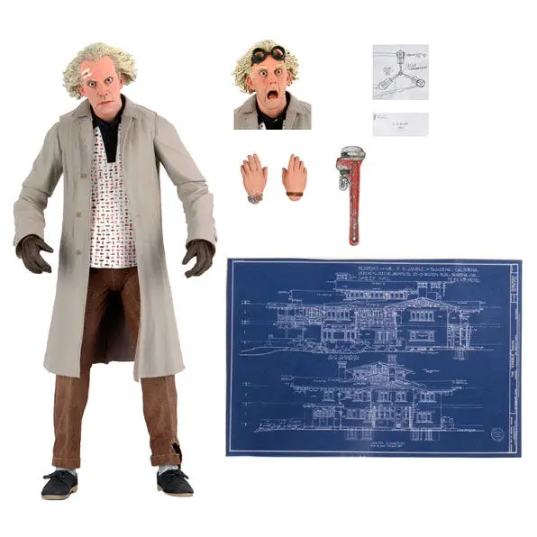 Back to the Future Doc Brown Ultimate figure 18cm termékfotó