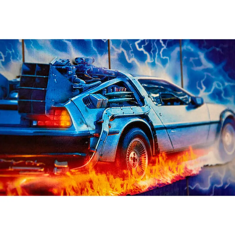 Back to the Future Woodart 3D Print wooden sign product photo