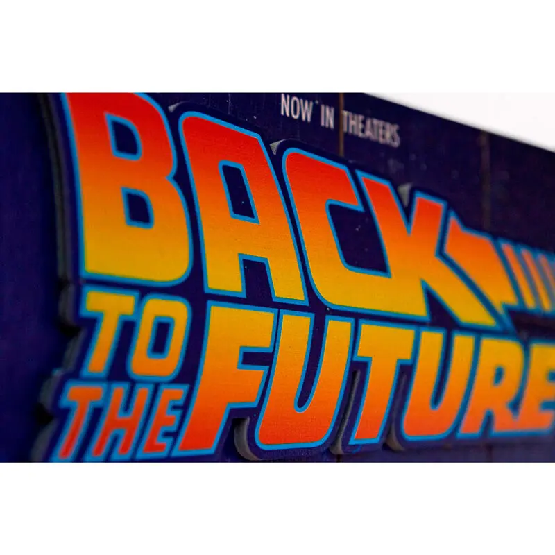 Back to the Future Woodart 3D Print wooden sign product photo