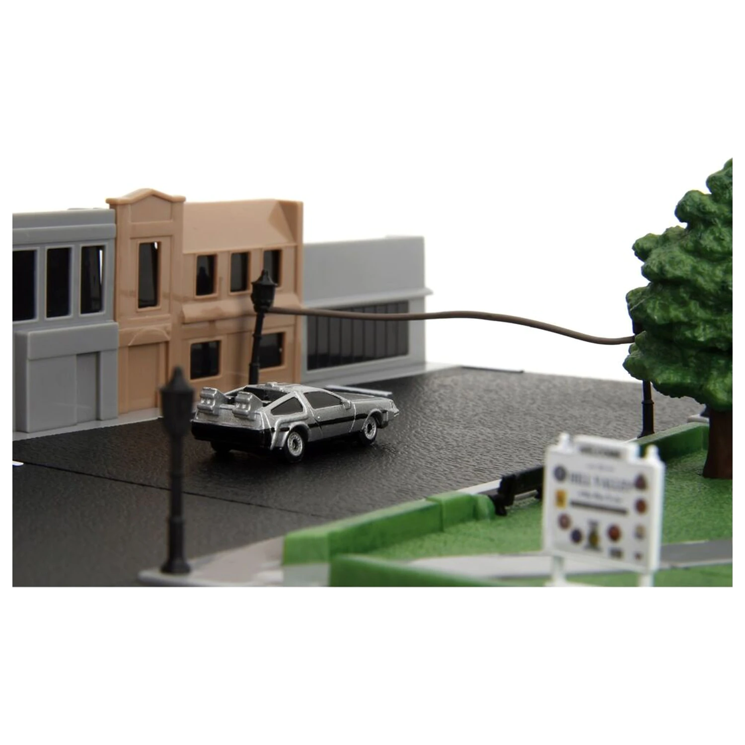 Back To The Future Hill Valley Courthouse Square diorama replica product photo