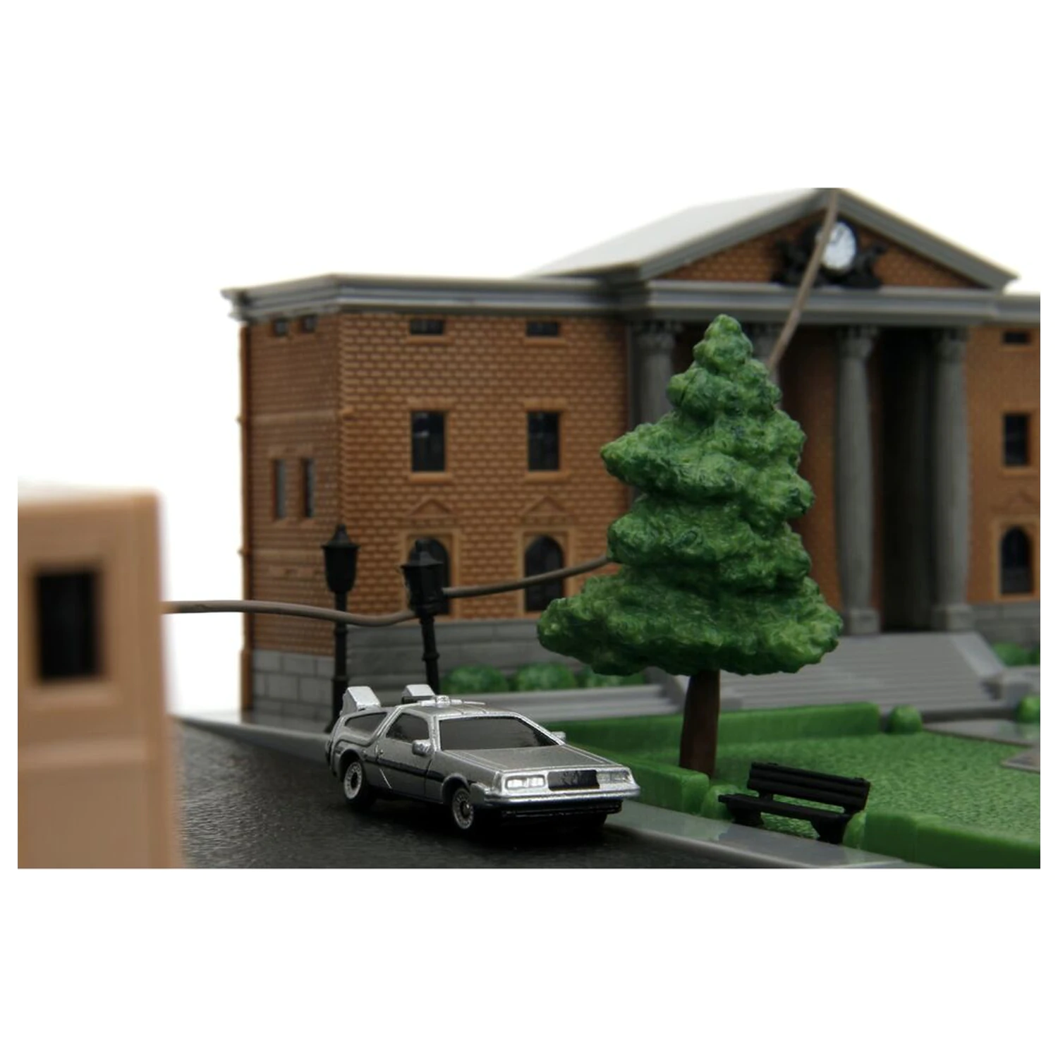 Back To The Future Hill Valley Courthouse Square diorama replica product photo