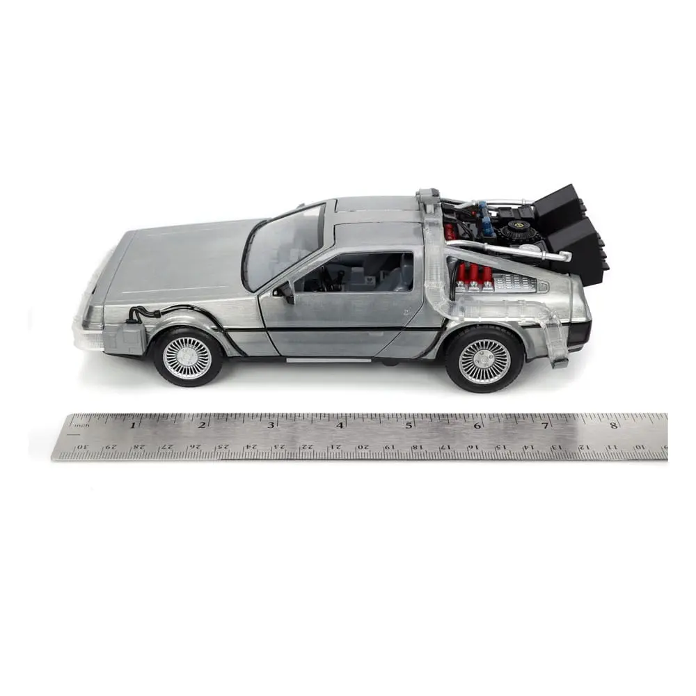 Back to the Future Hollywood Rides Diecast Model 1/24 Back to the Future 1 Time Machine termékfotó