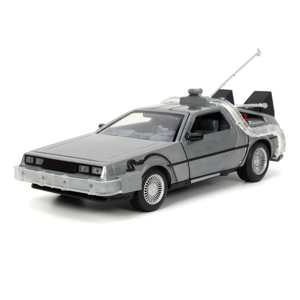 Back to the Future Hollywood Rides Diecast Model 1/24 Back to the Future 1 Time Machine termékfotó