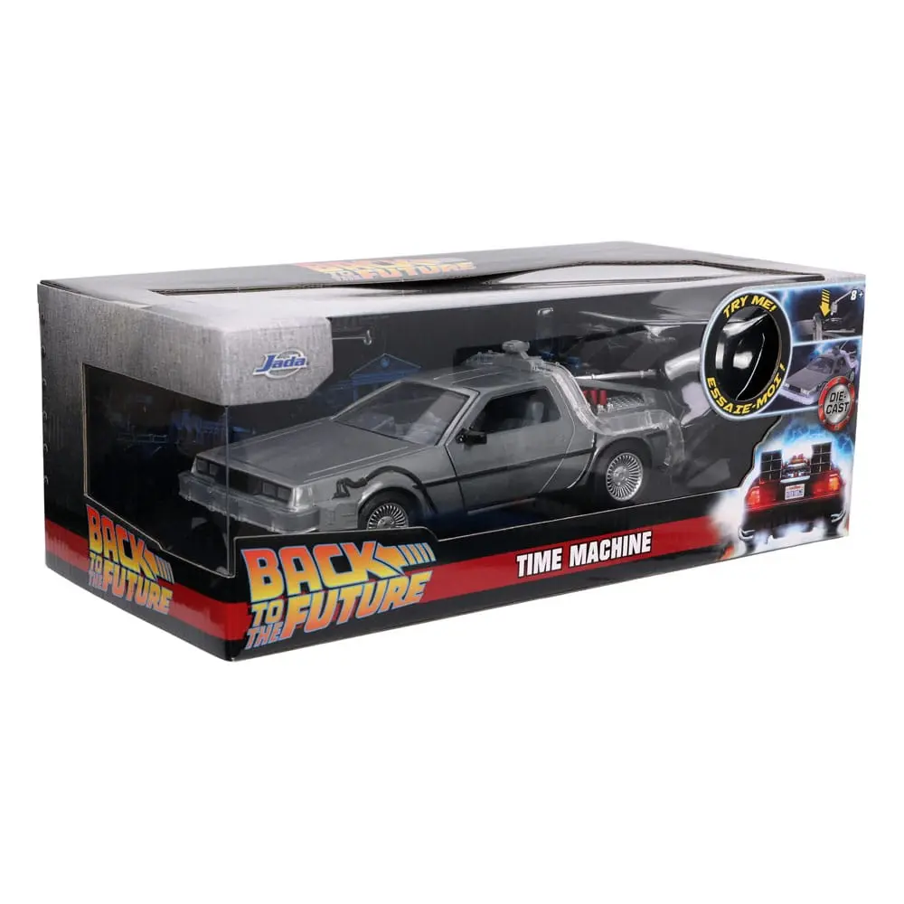 Back to the Future Hollywood Rides Diecast Model 1/24 Back to the Future 1 Time Machine termékfotó