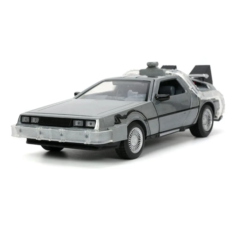 Back to the Future Hollywood Rides Diecast Model 1/24 Back to the Future 1 Time Machine termékfotó