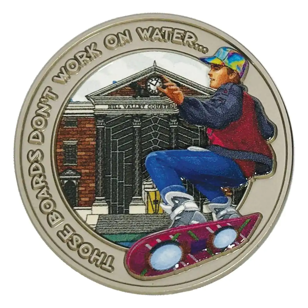 Back To The Future Collectable Coin Hoverboard Limited Edition product photo