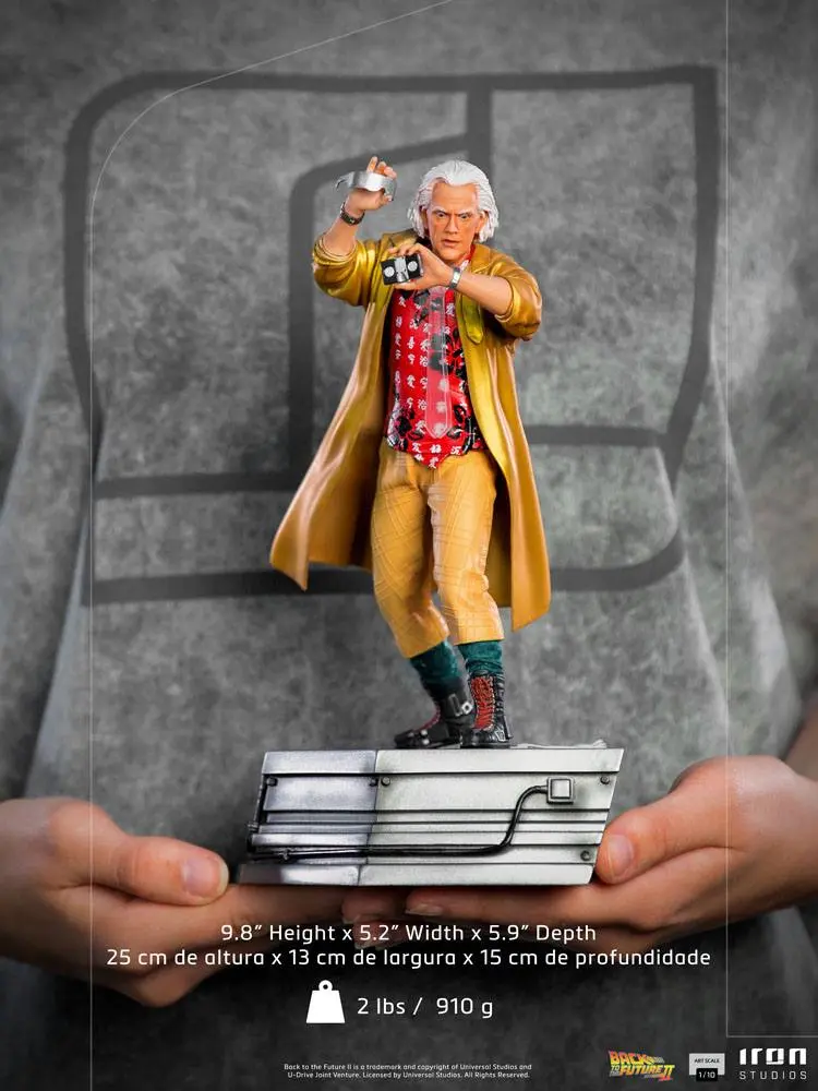 Back to the Future II Art Scale Statue 1/10 Doc Brown 25 cm product photo