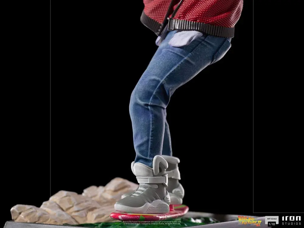 Back to the Future II Art Scale Statue 1/10 Marty McFly on Hoverboard 22 cm product photo