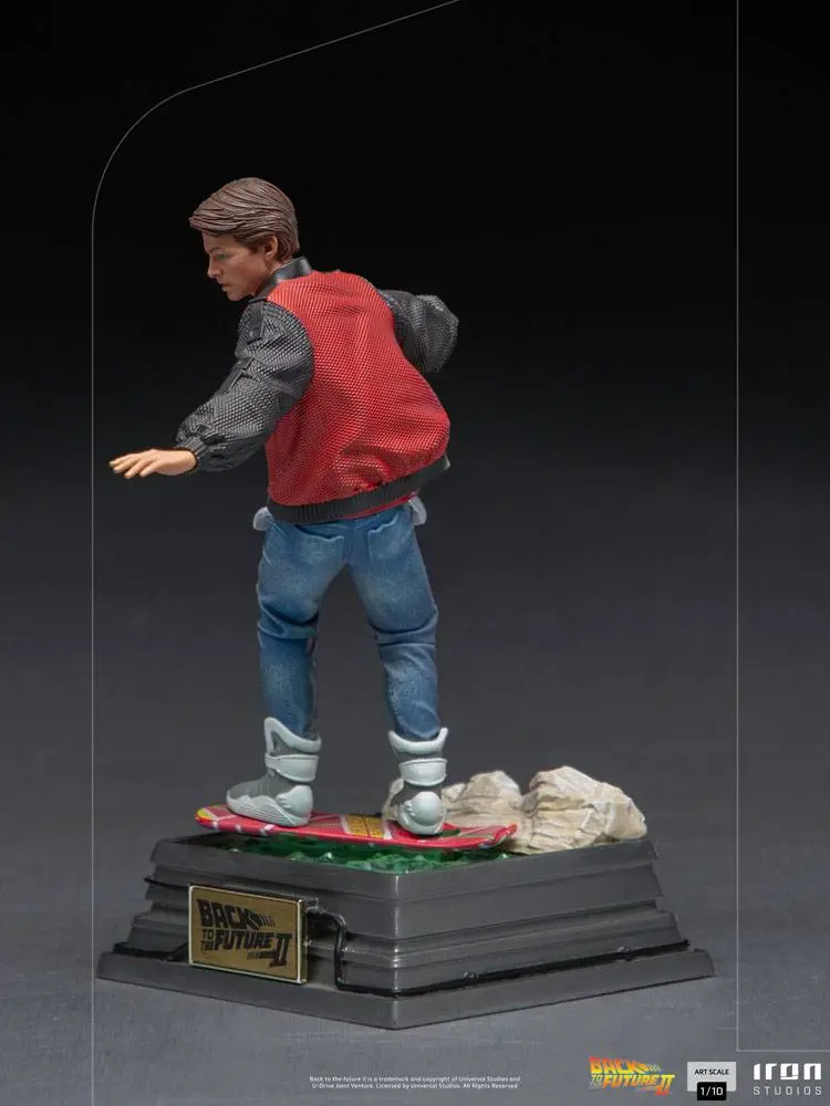 Back to the Future II Art Scale Statue 1/10 Marty McFly on Hoverboard 22 cm product photo
