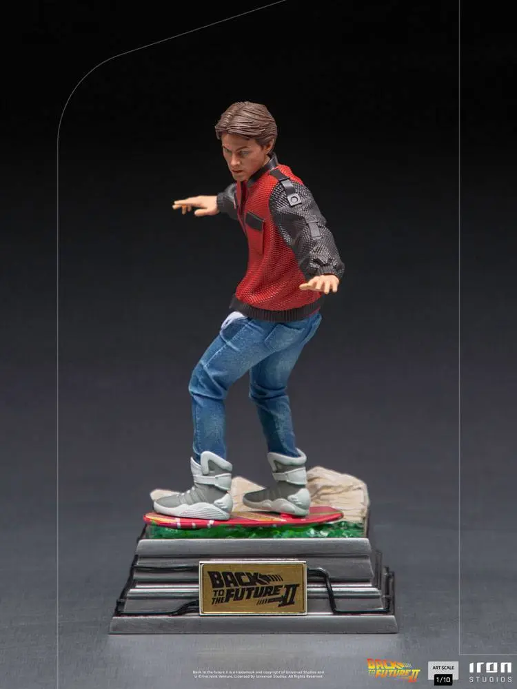Back to the Future II Art Scale Statue 1/10 Marty McFly on Hoverboard 22 cm product photo
