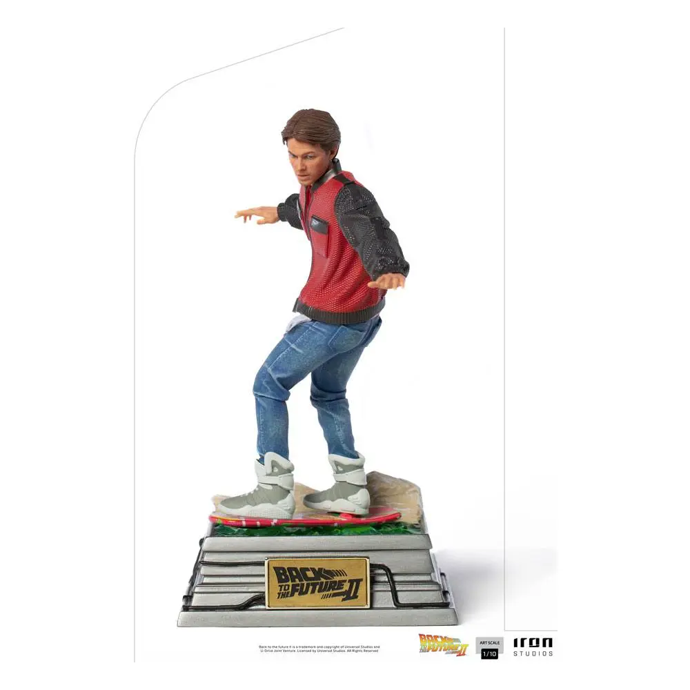 Back to the Future II Art Scale Statue 1/10 Marty McFly on Hoverboard 22 cm product photo
