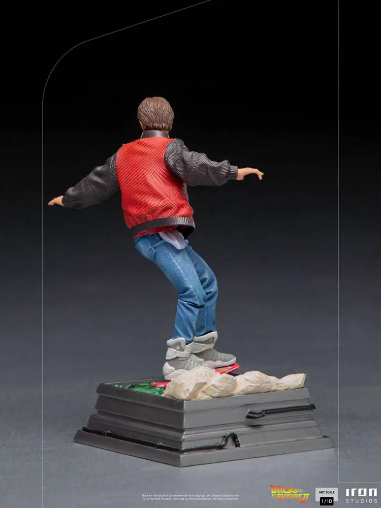 Back to the Future II Art Scale Statue 1/10 Marty McFly on Hoverboard 22 cm product photo